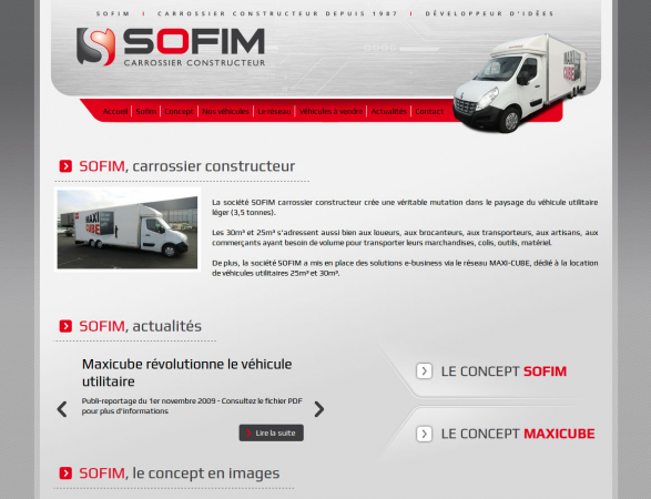 Nouveau site Internet Sofim