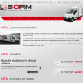 Sofim, carrossier constructeur, vous présente son nouveau site.